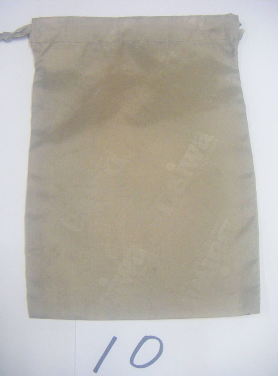 OLD DAIWA ダイワ 純正 旧ロゴ 茶色のリール袋 （15X21）（10）_画像1