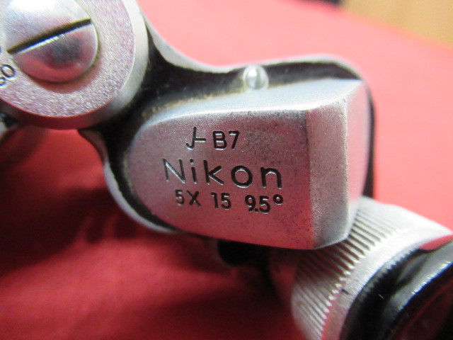 H【9945】★Nikon J-B7 5x15 9.5°★ニコン 双眼鏡 オペラグラス 経年保管品_画像4