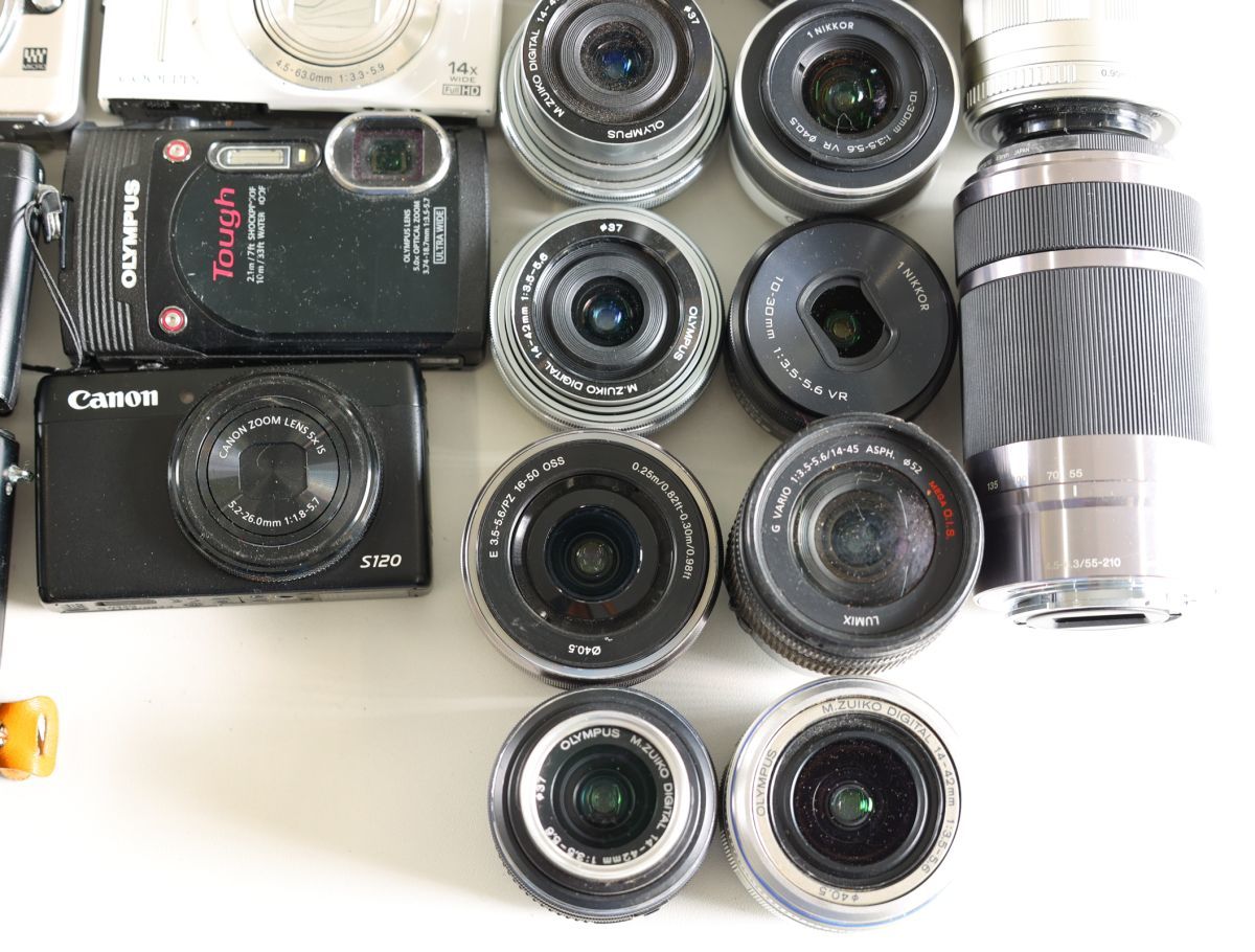 19 29点まとめ OLYMPUS SONY Nikon Panasonic ミラーレス一眼 コンデジ レンズ デジタルカメラ まとめ まとめて 大量 セット_画像5