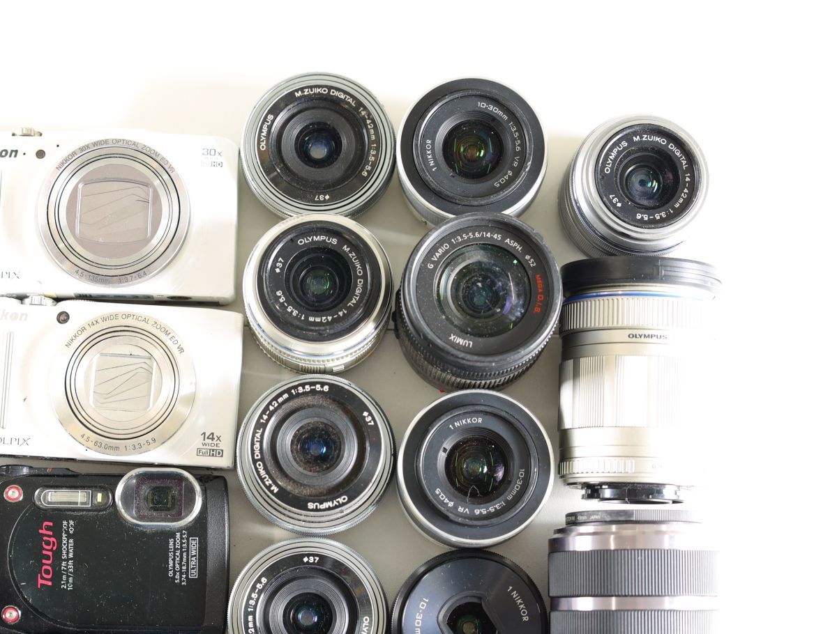 19 29点まとめ OLYMPUS SONY Nikon Panasonic ミラーレス一眼 コンデジ レンズ デジタルカメラ まとめ まとめて 大量 セット_画像3