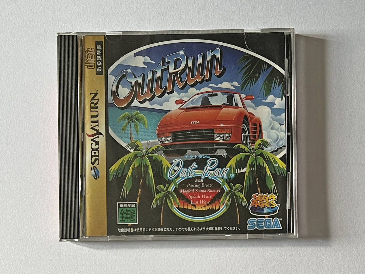  Sega Saturn наружный Ran obi есть Sega Saturn Out Run