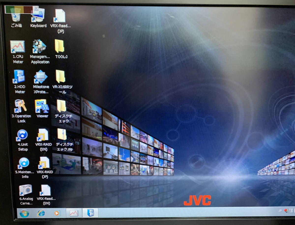 JVC ケンウッド 4TB内蔵ネットワークビデオレコーダー VR-X1600 簡易動作確認_画像5