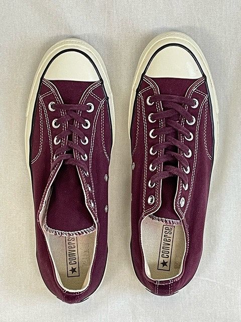 2017 コンバース Converse チャックテイラー オールスター Chuck 70 OX 157544C CT70 バーガンディ Dark Sangria 29.5 [ta-0952]の画像2