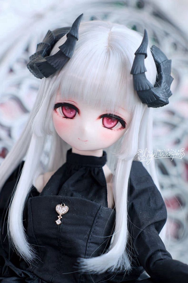 BJDドール用角パーツ MDD/kumako/DD/SDサイズ通用 全2色 1/3サイズ 撮影道具 アクセサリー 球体関節人形 doll_短いタイプ