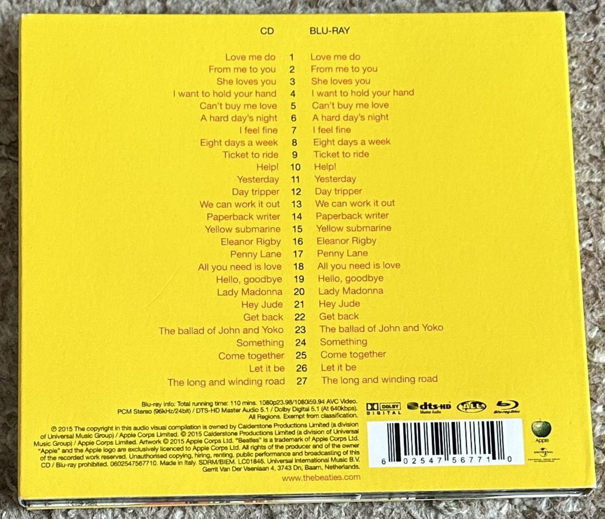 最安　ザ・ビートルズ 1 CD+Blu-ray スペシャルプライス盤 THE BEATLES ベストアルバム_画像5