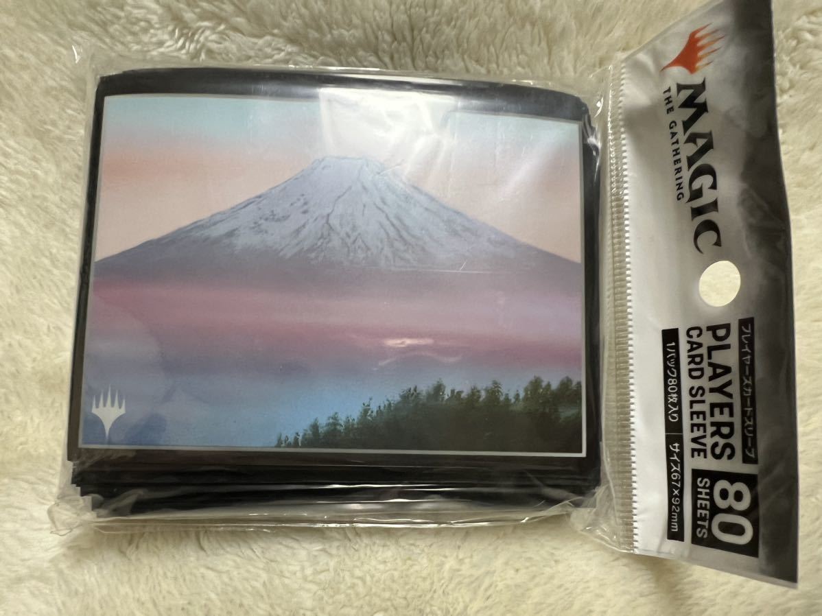 MTG マジックザギャザリング APACランド3 山 富士山 スリーブ_画像1