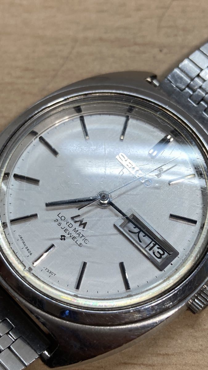 SEIKO セイコー ロードマチック LOADMATIC 5606-7140 25石 動作品 自動巻 腕時計 レトロ コレクション(4-3)21_画像3