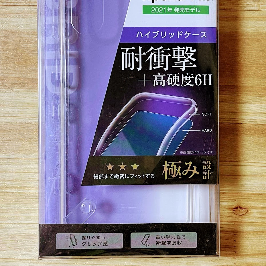 Xperia 1 III ケース クリア 極み設計 クリア ハイブリッド TPU&ポリカーボネート エレコム ソフトハード カバー SOG03 SO-51B 946_画像3