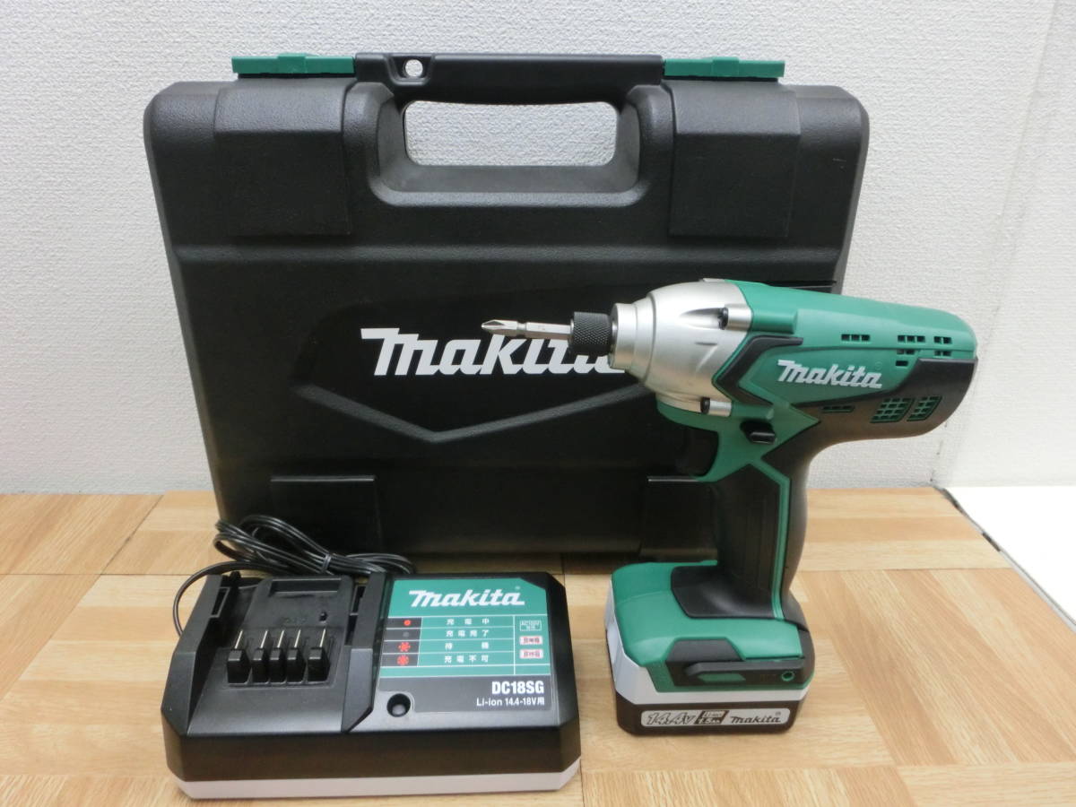 moe/559110/1205/マキタ Makita 14.4V 充電式インパクトドライバ M695DS/バッテリー・充電器・ケース・ビット付_画像2