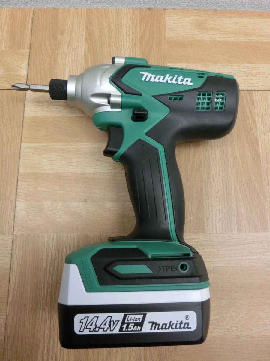 moe/559110/1205/マキタ Makita 14.4V 充電式インパクトドライバ M695DS/バッテリー・充電器・ケース・ビット付_画像4