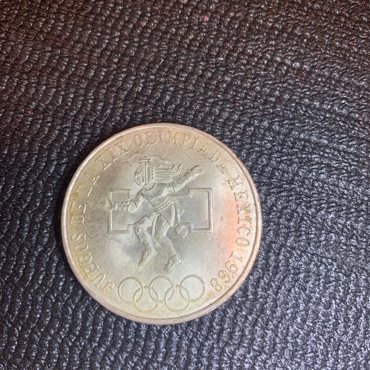 メキシコオリンピック 25ペソ 銀貨1968年 MEXICO OLYMPIC　・古銭　記念コイン 記念硬貨_画像1