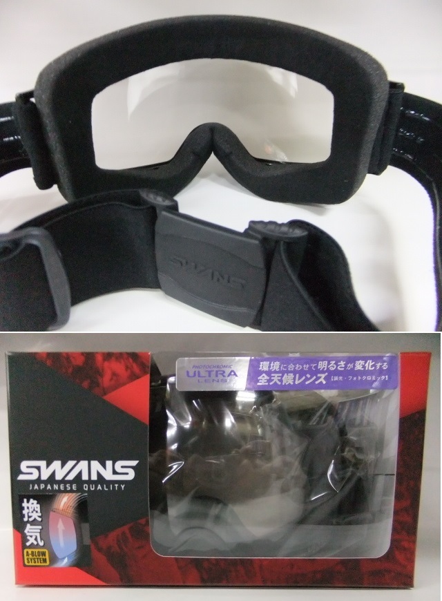 35%OFF！★かつてない『視界体験』*調光ULTRA★SWANS2024 RIDGELINE-MDH-CU-LG ANTBKアンスラサイトブラック_画像6