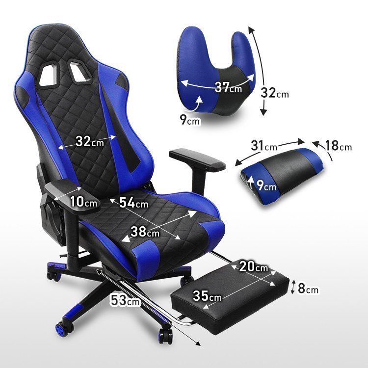 【数量限定セール】ゲーミングチェア オフィスチェア 4Dアームレスト 幅67 フットレスト リクライニング デスクチェア 椅子 パソコンチェア_画像10