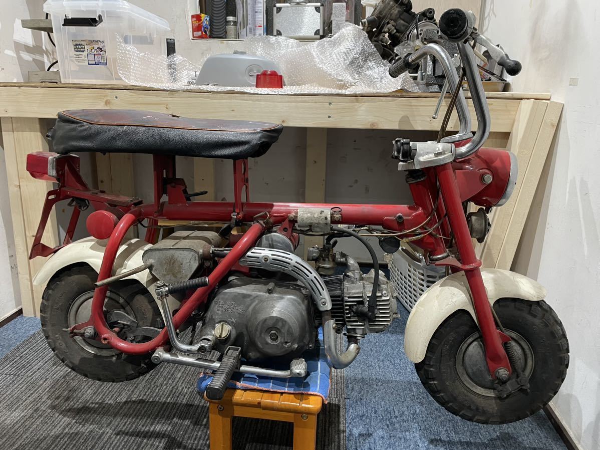 HONDA ホンダ　Monkey モンキー Z50M z50m エンジン始動　廃車書類あり　レストアベース　初期型_画像3