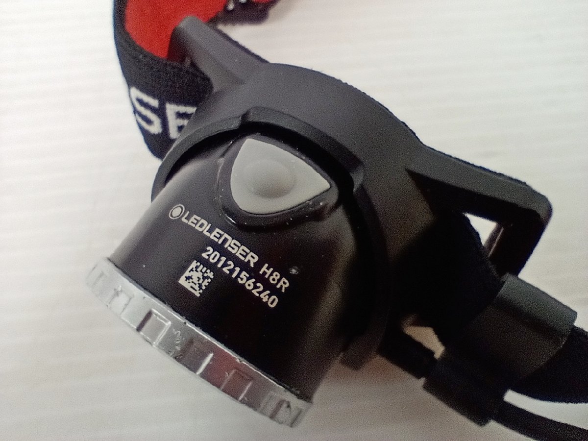 [11A-512-005-1] 釣り用具 LED LENSER レッドレンザー H8R ヘッドライト 動作確認済 フィッシング 中古 欠品あり_画像6