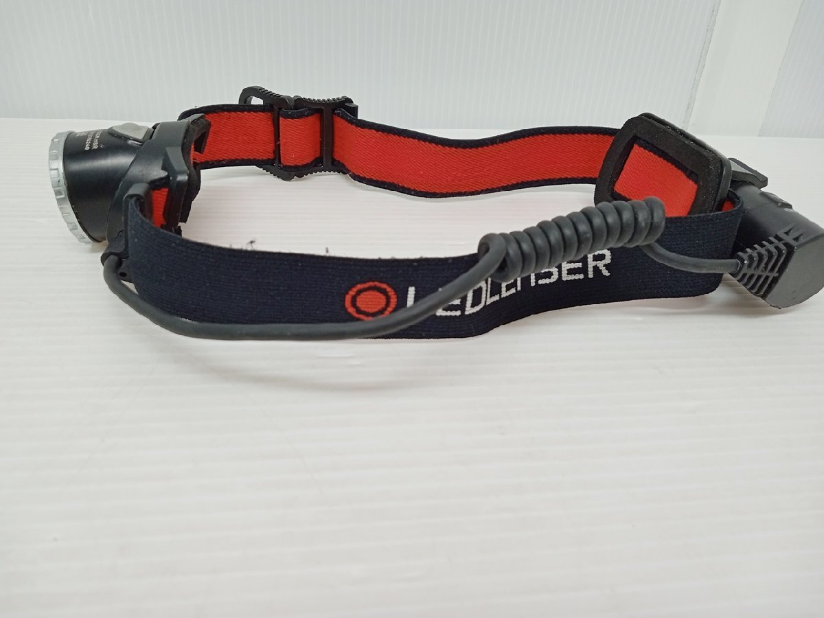 [11A-512-005-1] 釣り用具 LED LENSER レッドレンザー H8R ヘッドライト 動作確認済 フィッシング 中古 欠品あり_画像5