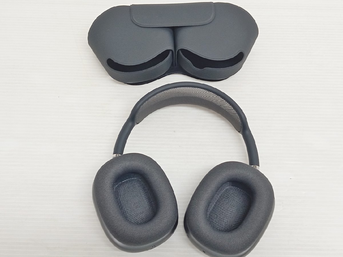 [8A-512-005-1] Apple アップル AirPods Max Space Gray with Black Headband MGYH3J/A 動作確認済み 完品 美品_画像2