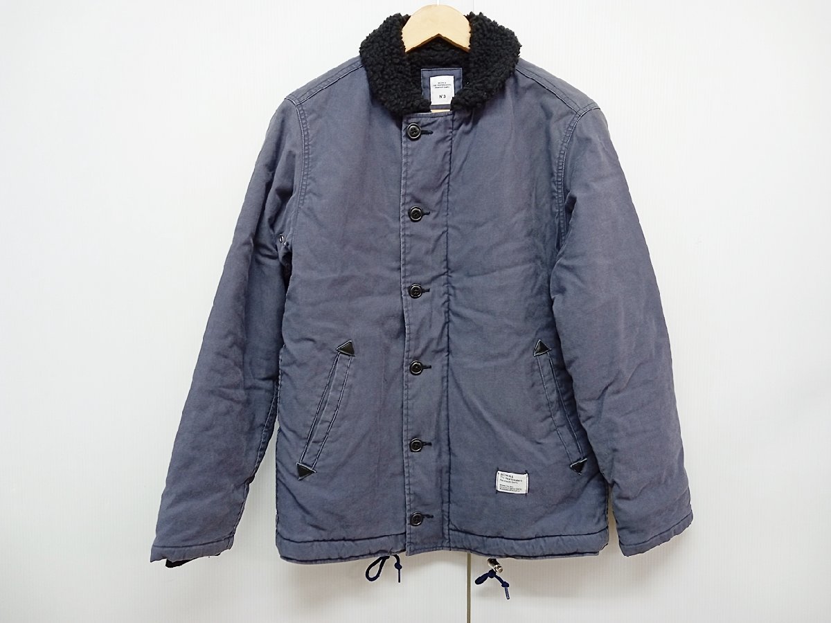 [12B-512-094-2] BEDWINbedo wing jacket reverse side boa outer size 3 navy 