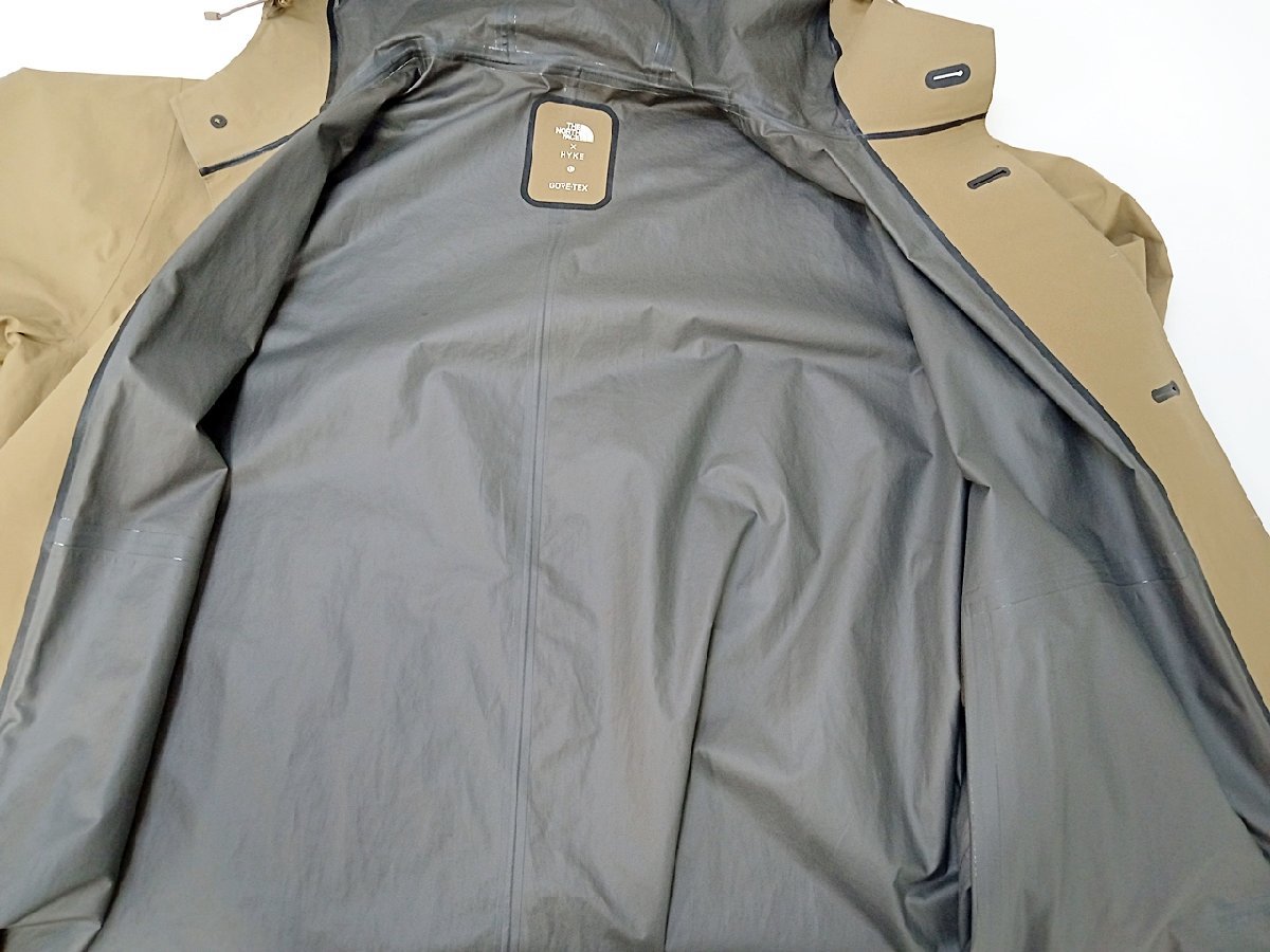 [12A-512-107-1] THE NORTH FACE x HYKE NPW683HY コート [L] ベージュ ノースフェイス ハイク GORE-TEX 国内正規品_画像9