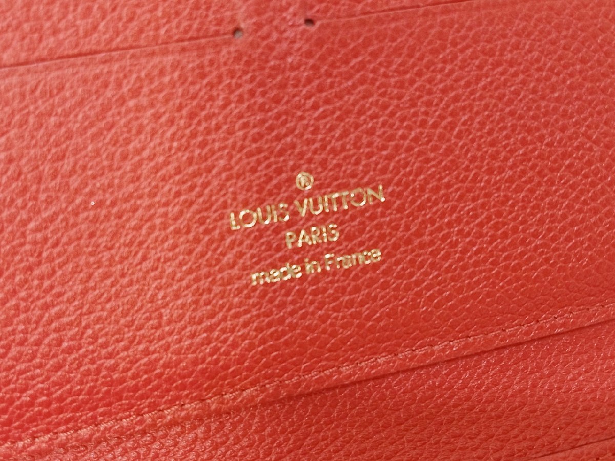 [15B-512-022] LOUIS VUITTON ルイヴィトン モノグラム アンプラント ポルトフォイユ・スクレット・ロン 長財布 M60297 オリアン_画像8