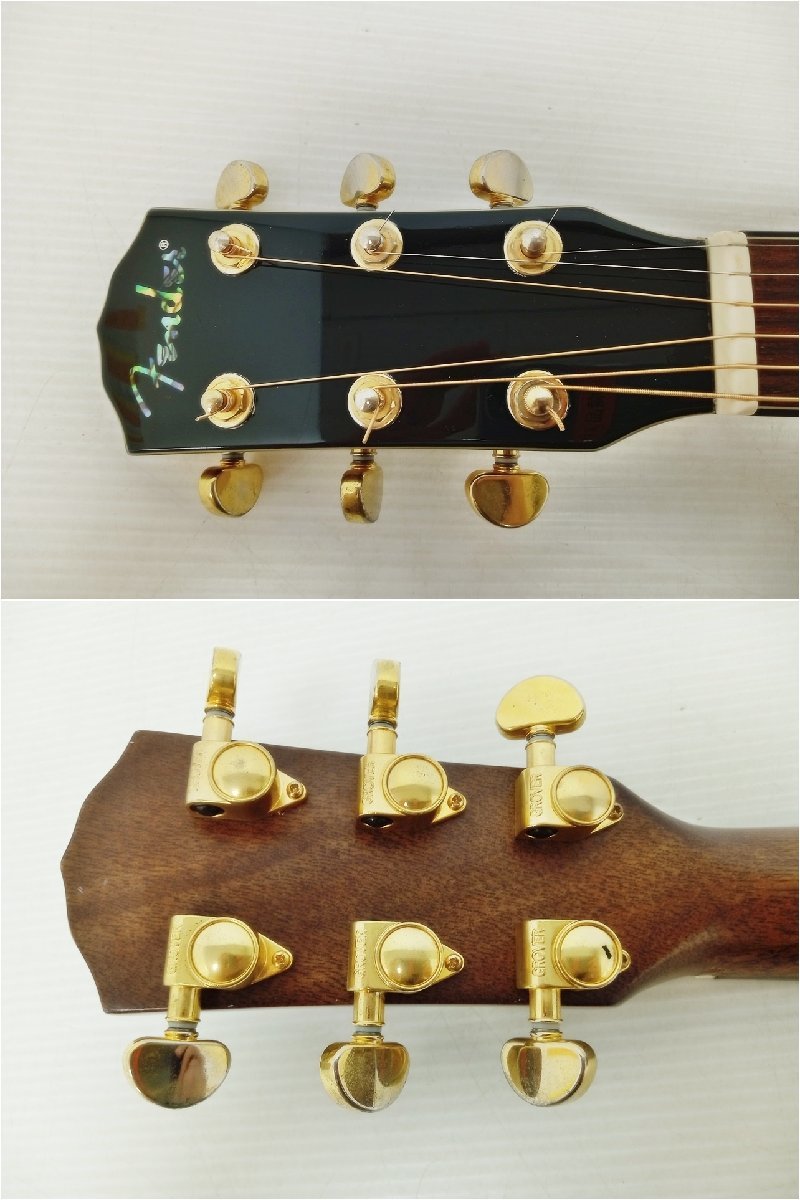 [7D-512-017] アコースティックギター Fender フェンダー GA45SCE/NAT YUIモデル 本体+ケース付き 中国製 動作確認済 中古_画像5