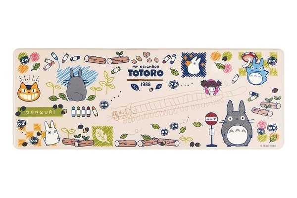 【即納】拭ける！お手入れ簡単なとなりのトトロのPVCロングマット 『お絵かき』 45×120cm センコー キッチンマット ジブリ_画像1