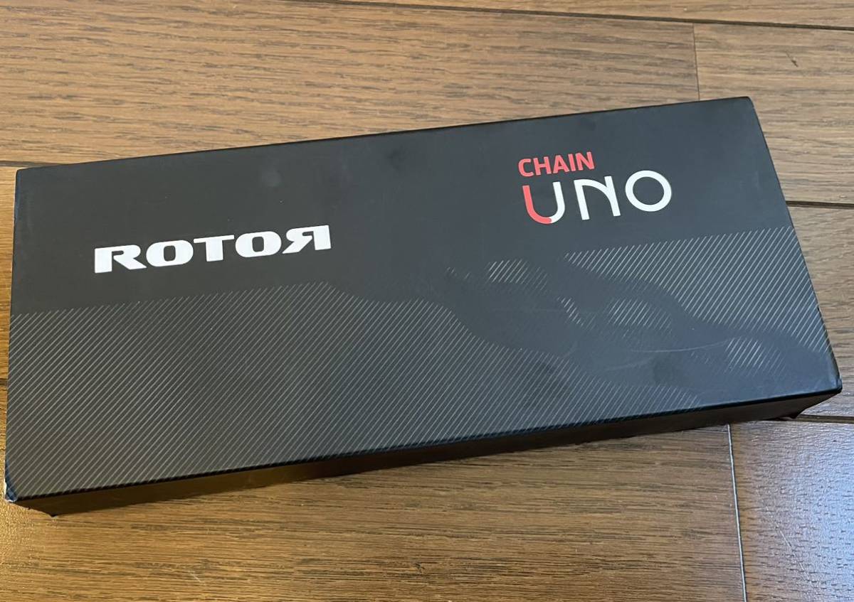 ROTOR UNO 11S CHAIN SL ブラック/レッド 新品未使用品_画像3