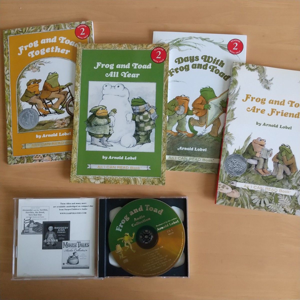 がまくんとかえるくん FROG and Toad アーノルド・ローベル スペリング・ビー 英語絵本 CD 幼児教材 英語教材 