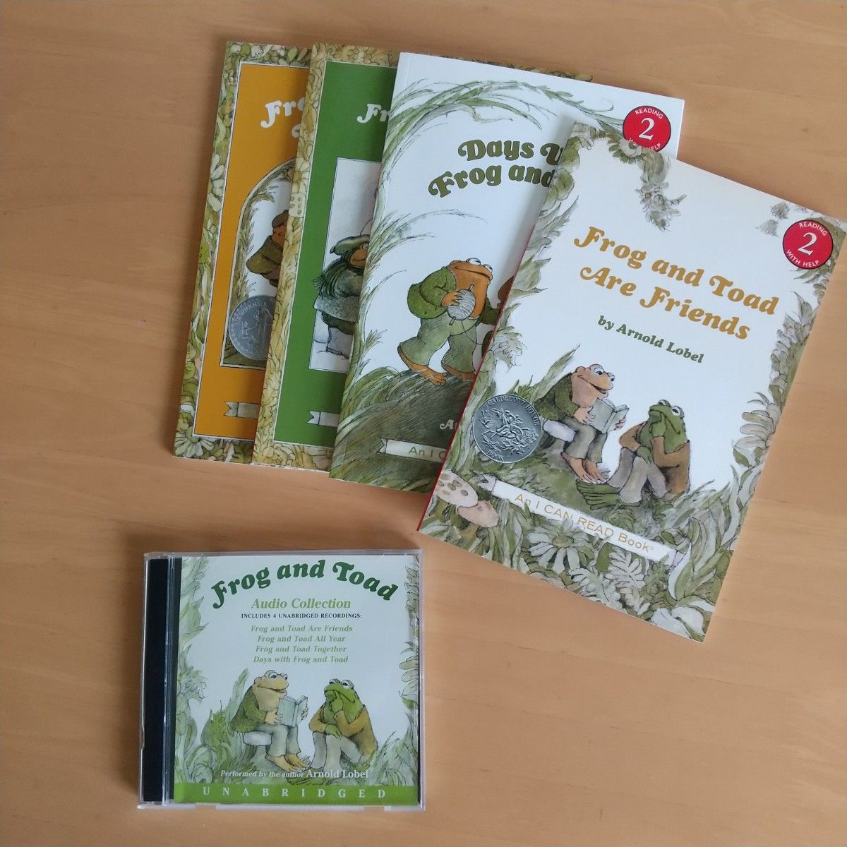 がまくんとかえるくん FROG and Toad アーノルド・ローベル スペリング・ビー 英語絵本 CD 幼児教材 英語教材 