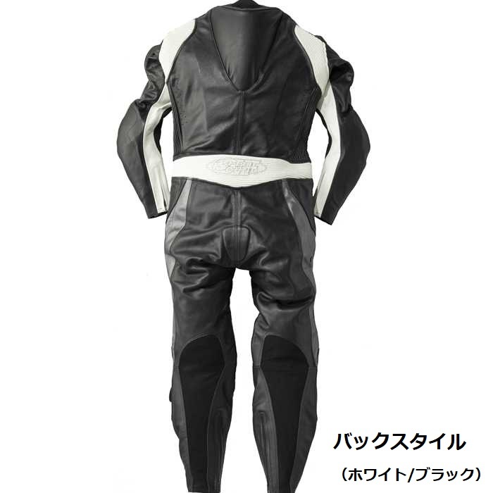 スピードオブサウンド Mワイド(M/W)サイズ SOS-18 スタンダードレーシングスーツ WHITE/RED MFJ公認モデル