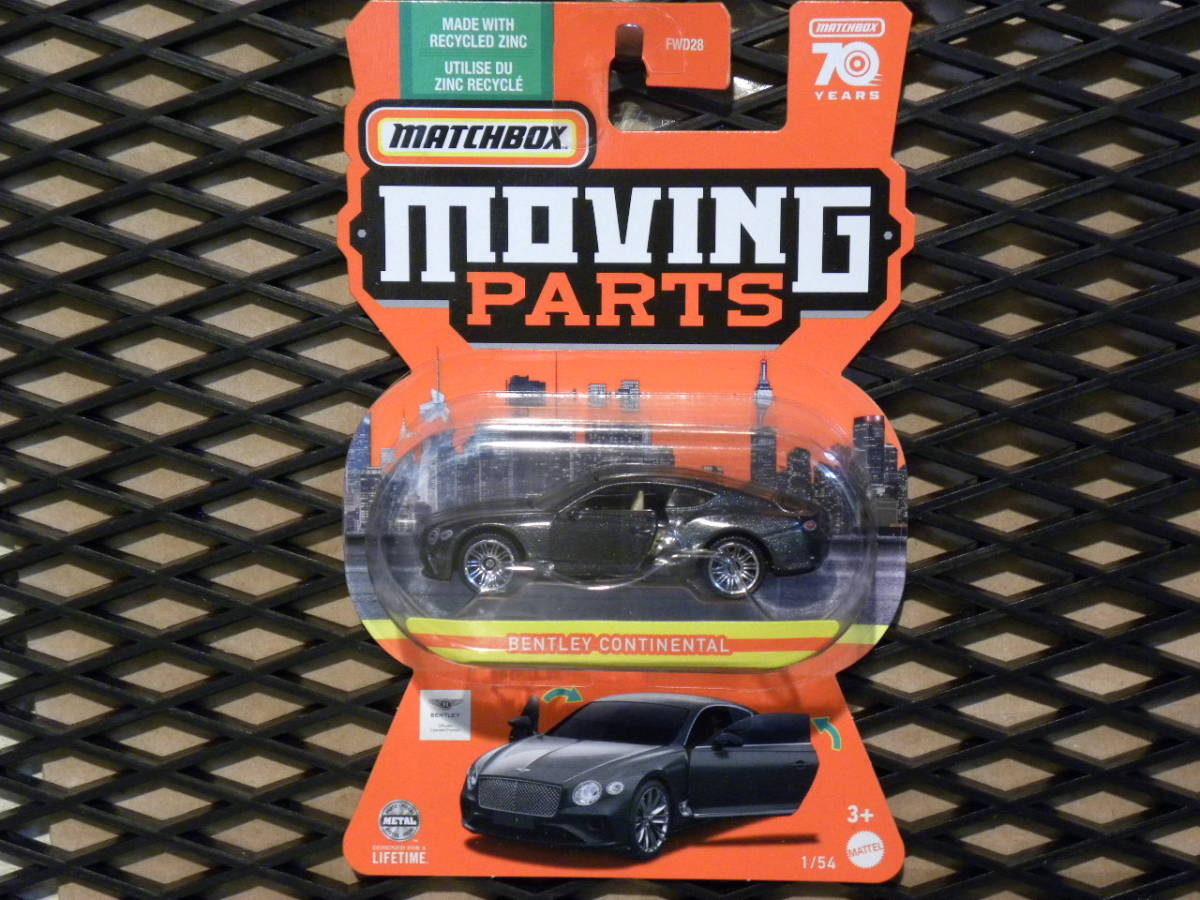 即決☆☆MB BENTLEY CONTINENTAL MOVING PARTS ベントレー　コンチネンタル　 マッチボックス MATCHBOX　定形外発送可能_画像1