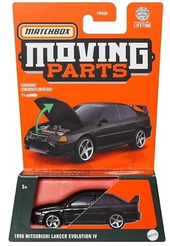  prompt decision **MB 1996 MITSUBISHI LANCER EVOLUTION Ⅳ BLK Lancer Evolution MOVING PARTS Matchbox MATCHBOX