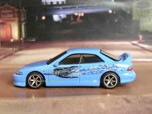 即決☆☆カスタム アキュラ インテグラ セダン GSR CUSTOM ACURA INTEGRA ワイルド・スピード HKD27　プレミアムモデル HOT WHEELS☆☆_画像5