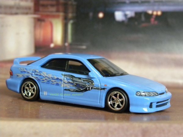 即決☆☆カスタム アキュラ インテグラ セダン GSR CUSTOM ACURA INTEGRA ワイルド・スピード HKD27　プレミアムモデル HOT WHEELS☆☆_画像4