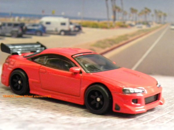 即決☆☆ルース '95 MITSUBISHI ECLIPSE エクリプス PREMIUM メタルシャーシ、リアルライダー ホットウィール Hot Wheels☆_画像4