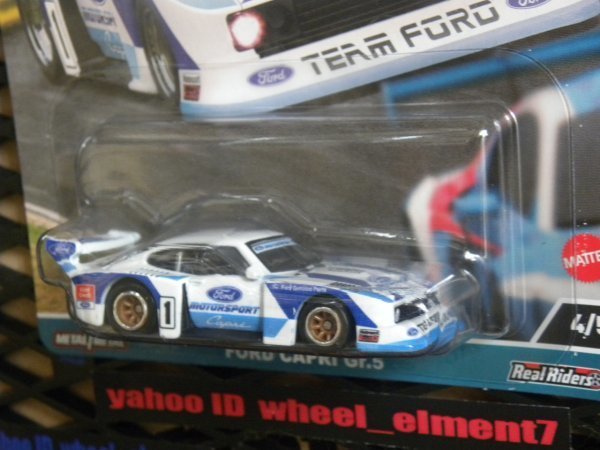 即決☆☆フォード カプリ Gr.5 FORD CAPRI グループ５ カー カルチャー レース デー HKC58　プレミアムモデル HOT WHEELS_画像2