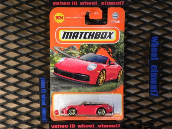 即決☆☆MB PORSCHE 911 CARRERA CABRIOLET マッチボックス MATCHBOX_画像2