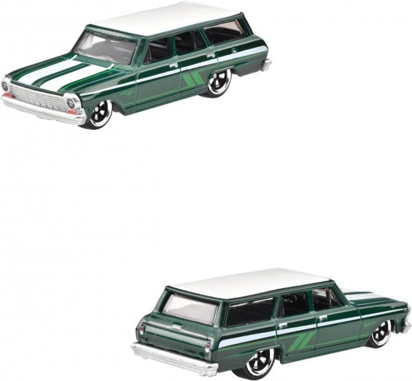 即決☆☆HOT WAGONS ５個セット Datsun Bluebird Wagon (510) 64 Chevy Nova Wagon Volvo 850 Estate、他　HOT WHEELS ホットウィール☆_画像2