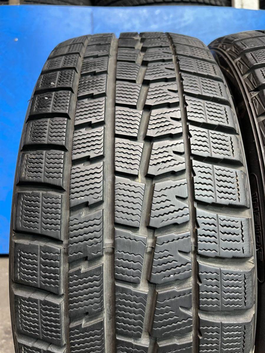 215/45R18 ダンロップ WINTERMAXX WM01 4本セットをバリ山 2017年製_画像4