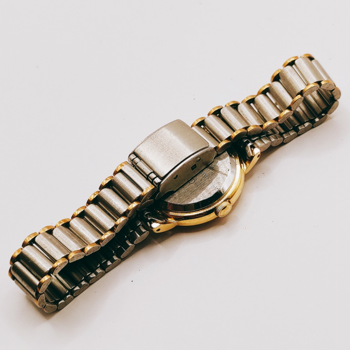 #19 concret コンクレット 腕時計 クウォーツ 3針 白文字盤 シルバー基調 時計 とけい トケイ アクセサリー ヴィンテージ アンティークの画像9