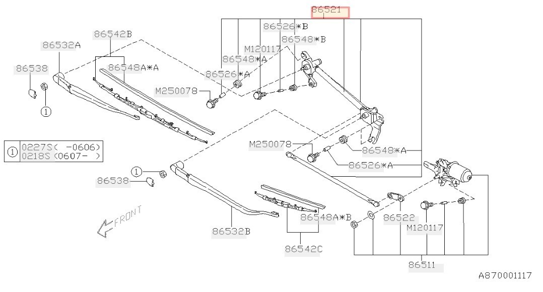 ★新品 未使用 純正部品 スバル R1 R2 ウインドシールド ワイパーリンク アセンブリ リフレッシュ 在庫限り レア 希少 RJ1 RJ2★_画像5