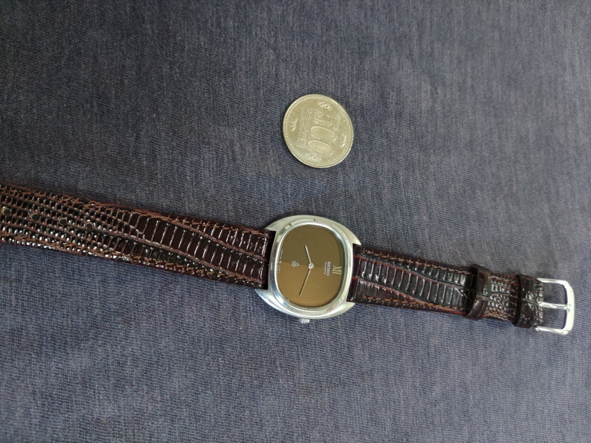 オーバーホール済み・電池交換済み・バンド新品 SEIKO QUARTZ CHARIOT 1977年 4130-5300 セイコー シャリオ ヴィンテージクォーツ_画像8