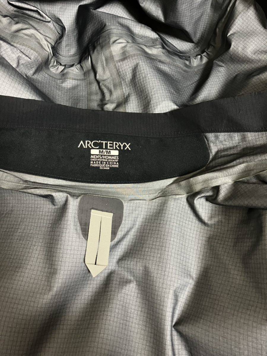 arc'teryx beta ar jacket ブラックアークテリクス マウンテンパーカー　ナイロンジャケット　シェル_画像5