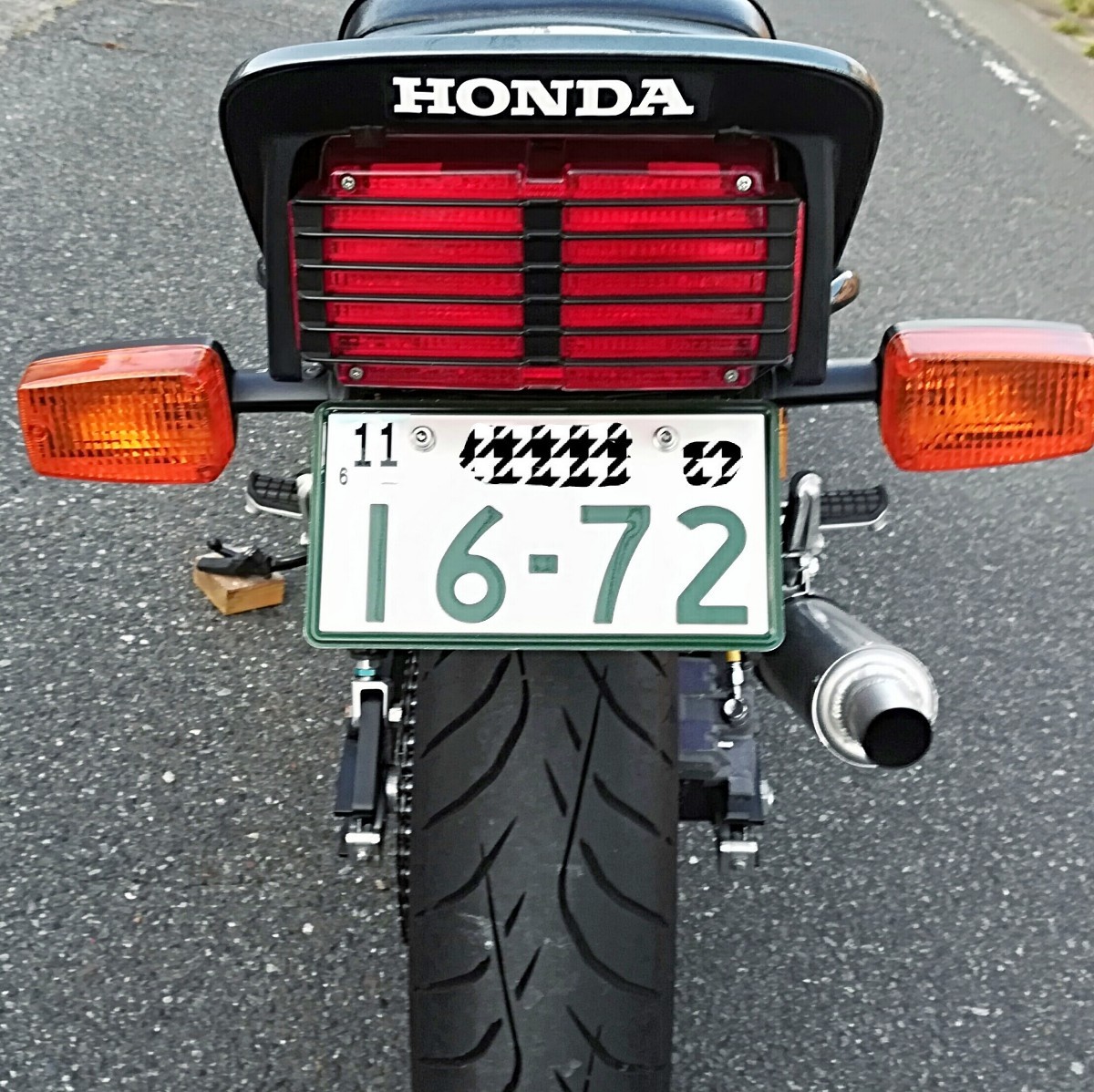  valuable * CB-F tail lamp guard North America specification tale lense CB750F CB900F CB1100F US tail louver tail Spencer AMA fenderless 