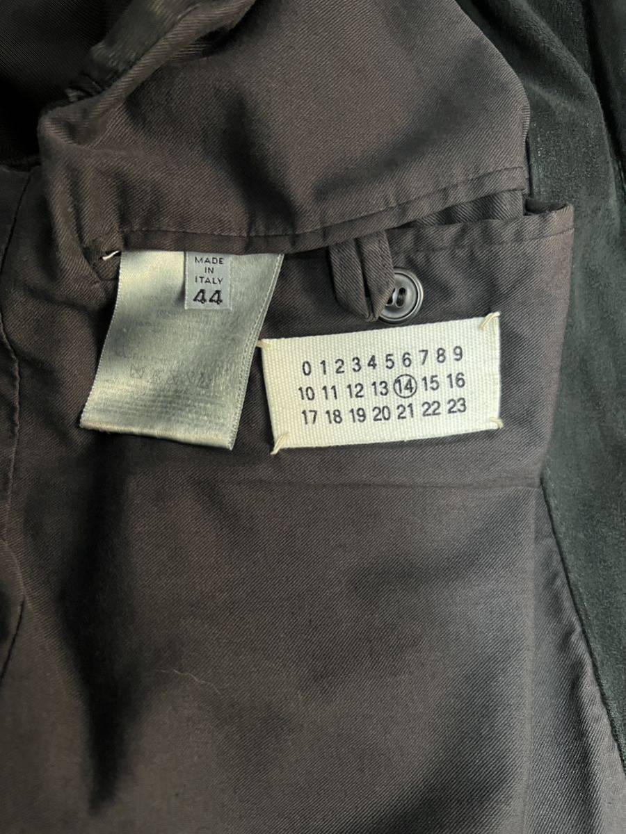 メゾン マルジェラ 14 44 はの字 八の字 ジップ ライダース アーカイブ レザー ジャケット スニーカー ニット コート 足袋 ブーツの画像10