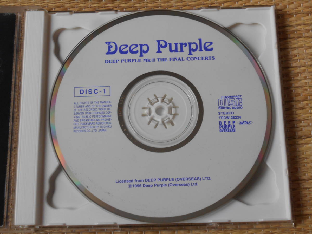 ◎CD 紫の昇華～ザ・ファイナル・コンサート～/ ディープ・パープル(2CD)_画像2