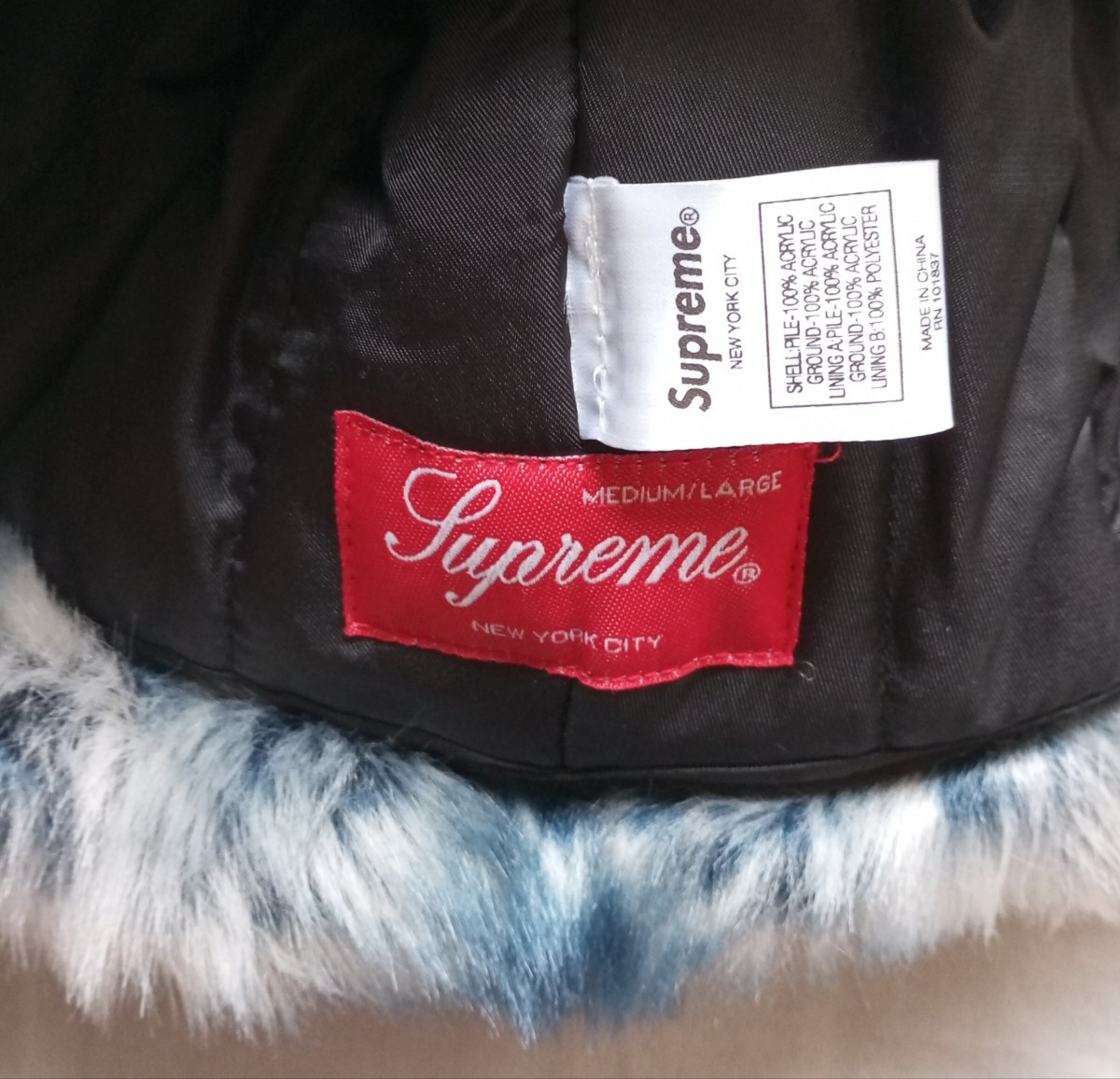 美品 Supreme 20AW Faux Fur Trooper シュプリーム トゥルーパー フライトキャップ 帽子 _画像4