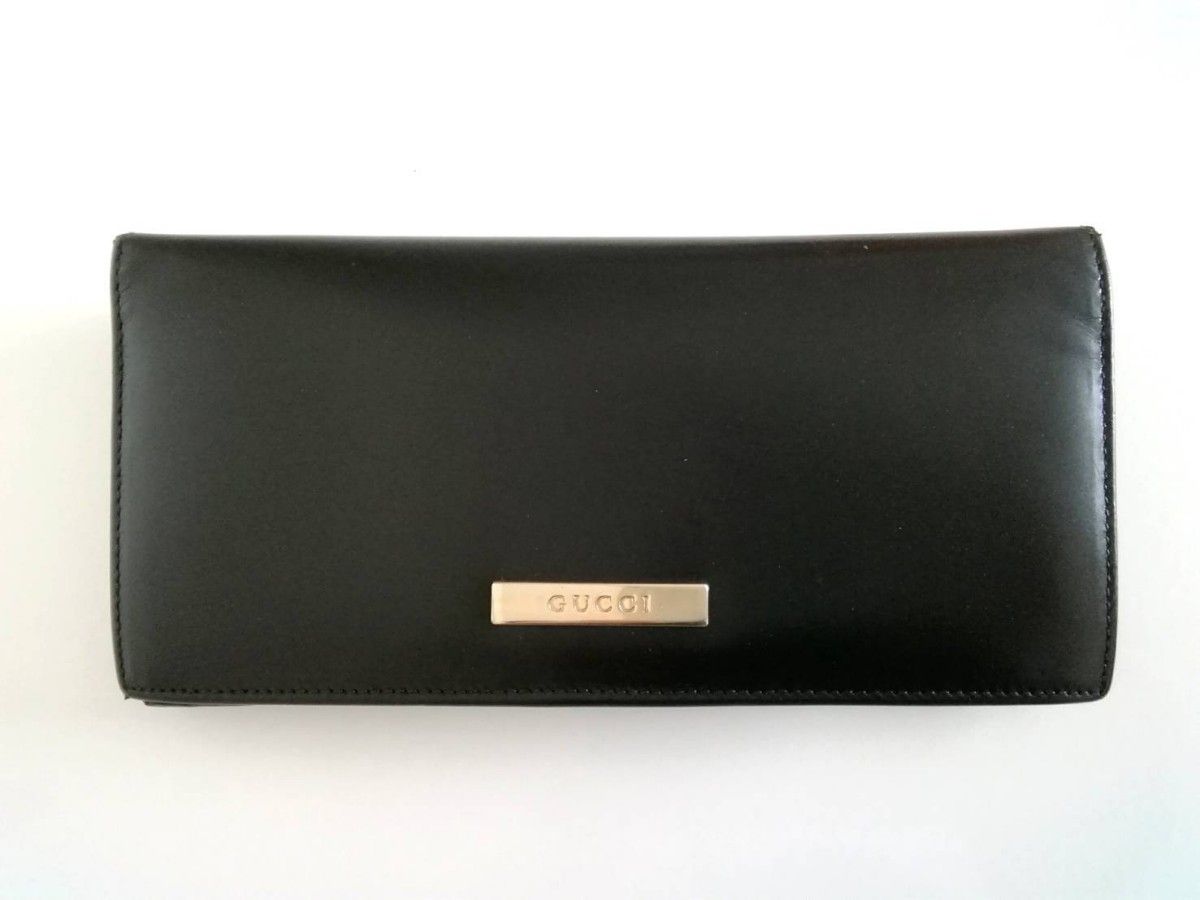 GUCCI グッチ レザー ロゴプレート 長財布|Yahoo!フリマ(旧 GUCCI グッチ レザー ロゴプレート 長財布|Yahoo!フリマ(旧