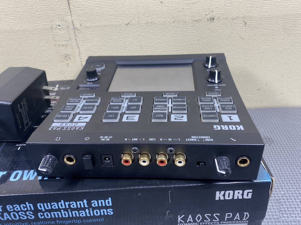 1219 KORG KAOSS PAD QUAD コルグ エフェクター カオスパッド KP-QUAD_画像3