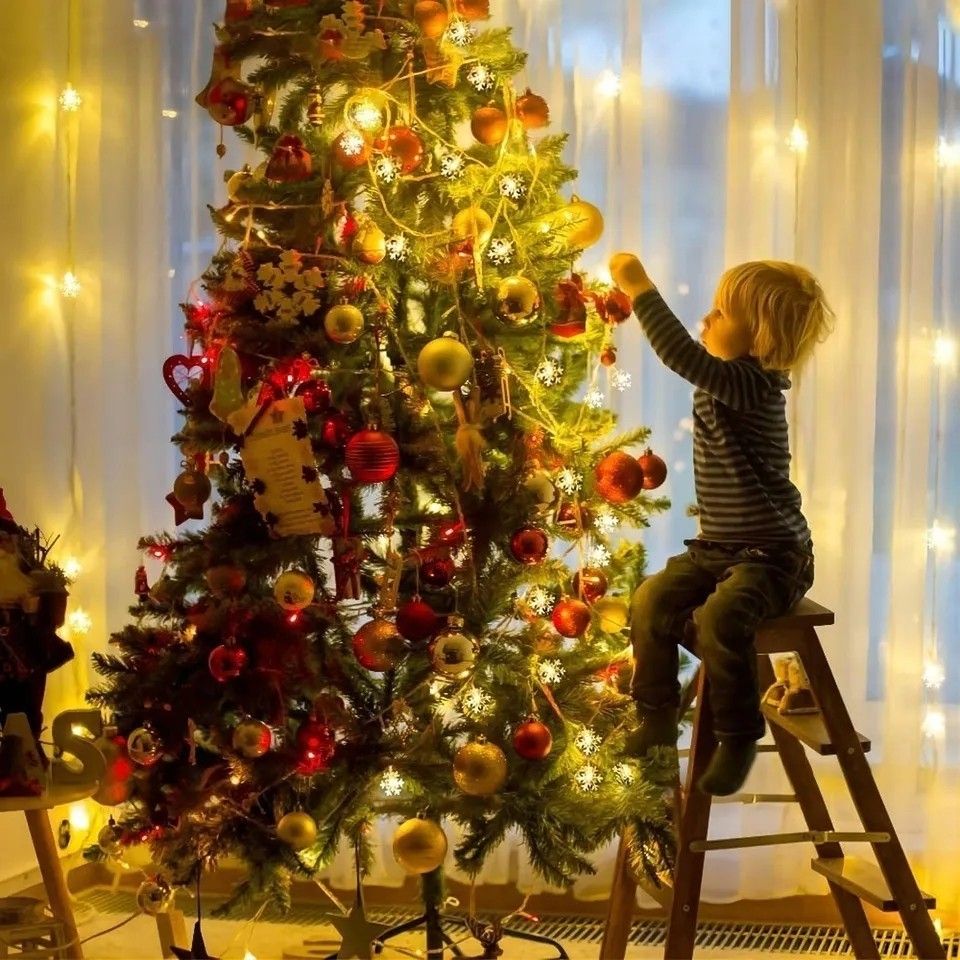 ②ledライト　クリスマスデコレーション　ツリー　イルミネーション　照明  クリスマスツリー LED 装飾